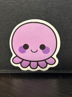 Cartoon octopus  sticker